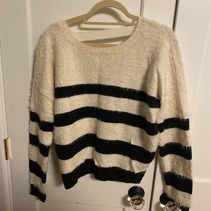 DKNY Jeans Striped Sz M Sweater